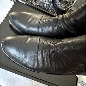 Ladies Baretraps short embellished black boots size 10